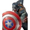 Figura del Capitán América Zombie en Marvel What if...? resina Art Scale 1/10 por Iron Studios